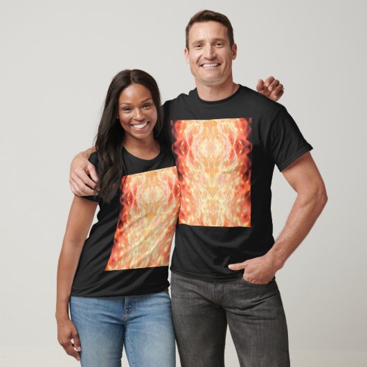 Vector Fire Ombre T-Shirt (Unisexe)