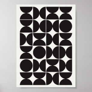 Vector geometrisch patroon poster