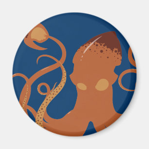 Vector Giant Squid Magnet Magneet