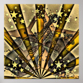 Vector gitaren poster (Voorkant)