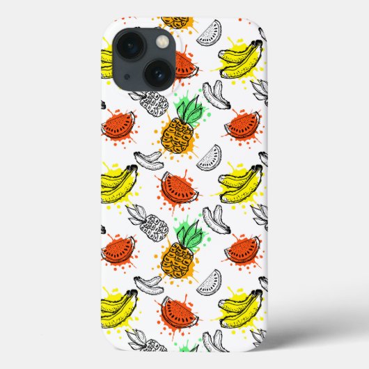 Vector grafisch naadloos patroon Case-Mate iPhone case (Achterkant)