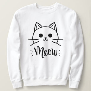 Vector grappige cartoon kat. Print voor t-shirt, K Trui