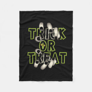 Vector halloween partij fleece deken