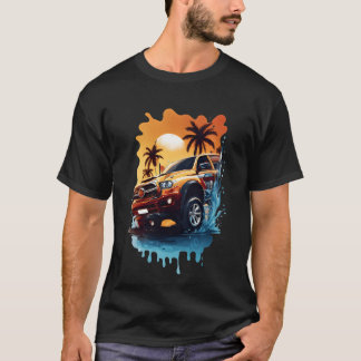 Vector illustratie auto behang ontwerp vriend opni t-shirt