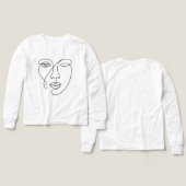 vector illustration of a silhouette of a man (Motif Recto et Verso)