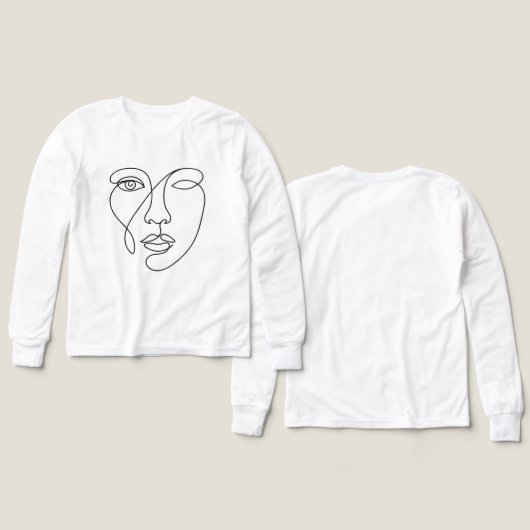 vector illustration of a silhouette of a man (Motif Recto et Verso)