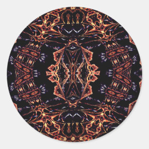 Vector Kunst, Abstracte Vlames Sticker