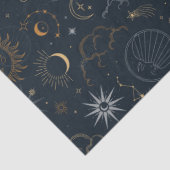Vector Magic Met Constellaties Zon Maan Magie  Tissuepapier (Detail)