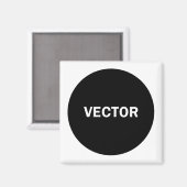 vector magneet (Voorkant / Achterkant)