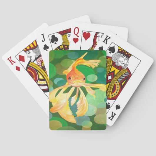 Vector met groene bubbels pokerkaarten (Achterkant)