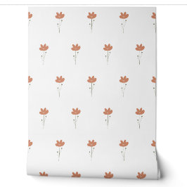 vector naadloos botanisch patroon met bloemen in behang
