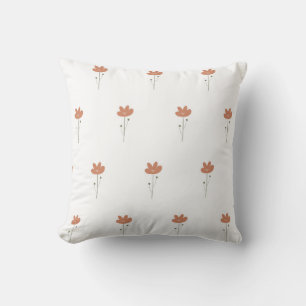 vector naadloos botanisch patroon met bloemen in kussen