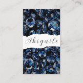 Vector naadloze diamanten zonder doezels visitekaartje (Voorkant)