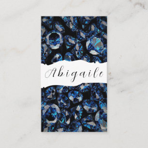 Vector naadloze  diamanten zonder doezels visitekaartje