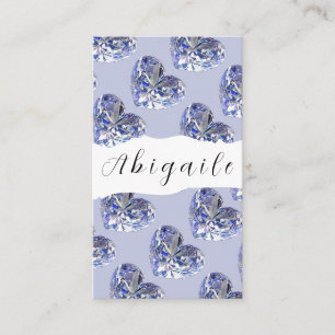 Vector naadloze  diamanten zonder doezels visitekaartje