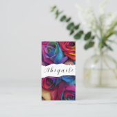 Vector naadloze  Rozen Visitekaartje (Staand voorkant)