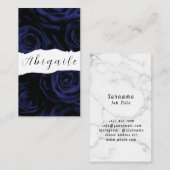 Vector naadloze Rozen Visitekaartje (Voorkant / Achterkant)