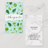 Vector naadloze verdamper, vers visitekaartje (Voorkant / Achterkant)