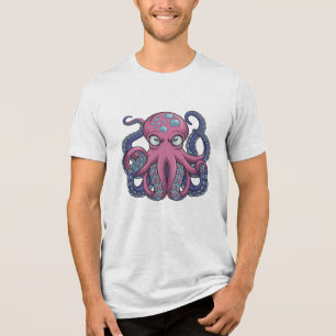 Vector Octopus Monster T-Shirt Design – Edo Ukiyo