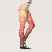 Vector Ombre Fluid Coral Flame Leggings (Droite)