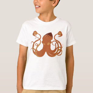 Vector Ruitend Kind licht T-shirt