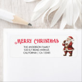 Vector Sinterklaas retouradres Etiket (Insitu)