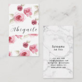 Vector van de ventilator zonder naadloze afwerkin visitekaartje (Voorkant / Achterkant)