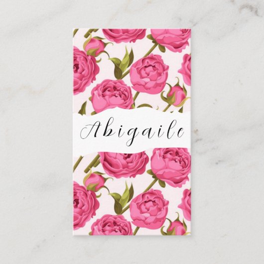 Vector van de ventilator zonder naadloze  afwerkin visitekaartje (Voorkant)