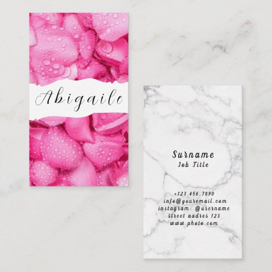 Vector van de ventilator zonder naadloze afwerkin visitekaartje (Voorkant / Achterkant)