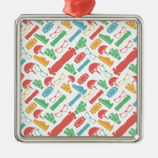 Vectorachtergrond voor accessoires voor drijvende  metalen ornament