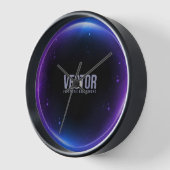 vectorfuturistische klok (Hoek)