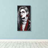 vectorieel canvas afdruk (Insitu (Houten vloer))