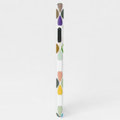 Vectorillustratie met bladeren iPhone hoesje (Rechterkant)