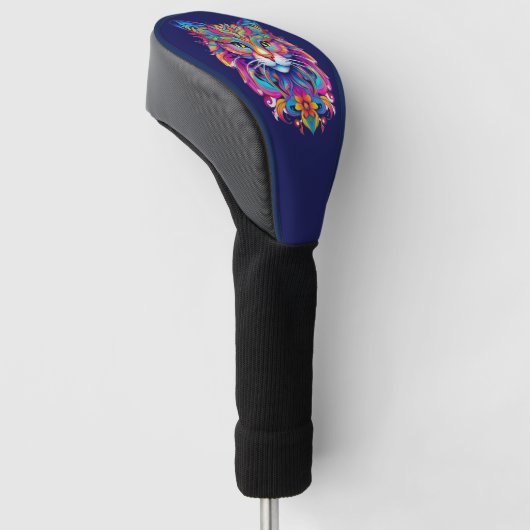 Vectorkat Golfheadcover (Schuin)