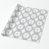 Vectorklokontwerp Cadeaupapier (Uitgerold)