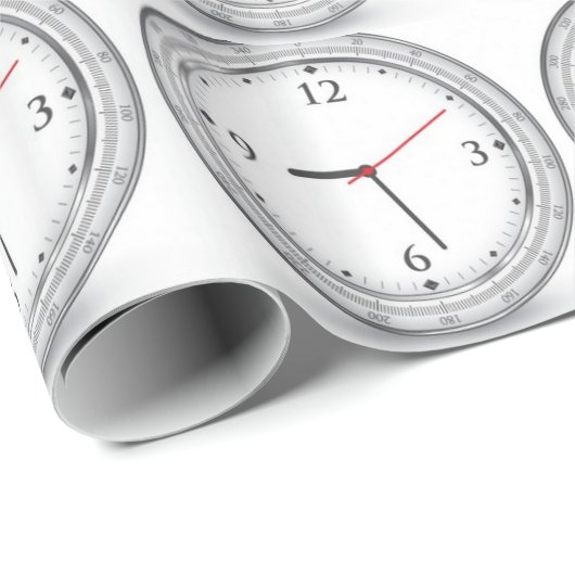 Vectorklokontwerp Cadeaupapier (Rol Hoek)