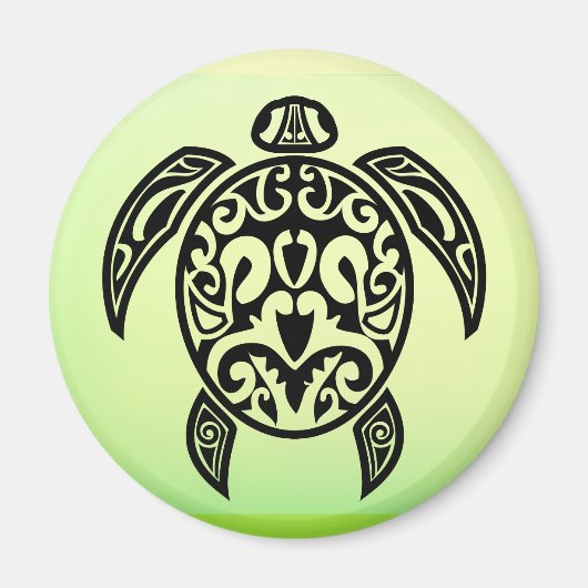 VectorPortal-Turtle-Tattoo-Vector.ai Magneet (Voorkant)