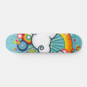 vectorregenboog skateboard (Horizontaal)