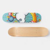 vectorregenboog skateboard (Horizontaal)