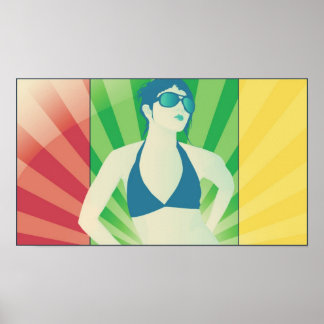 vectorstralen poster