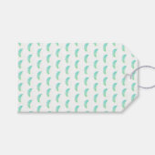 Veder door de wind geblazen cadeaulabel (Voorkant (Horizontaal))