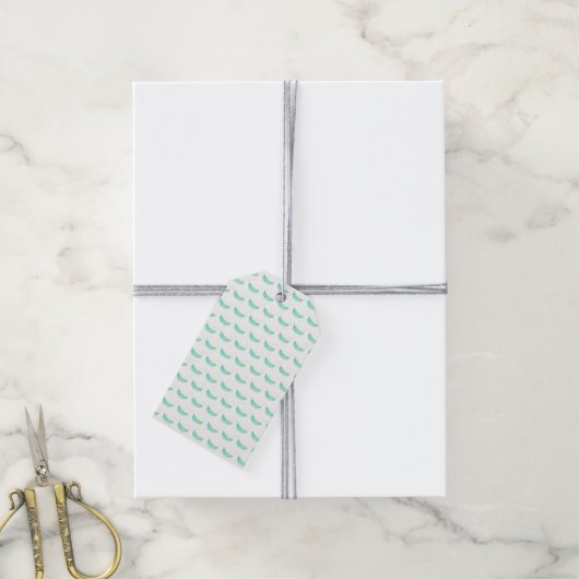 Veder door de wind geblazen cadeaulabel (Met Touw)