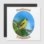 Vederrijke Schat - Amerikaanse Goudvink (Voorkant / Achterkant)