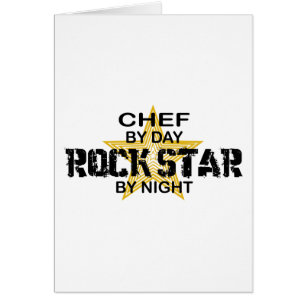 Vedette du rock de chef par nuit