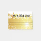 Vedette du rock de récompense de post-it de (Devant)