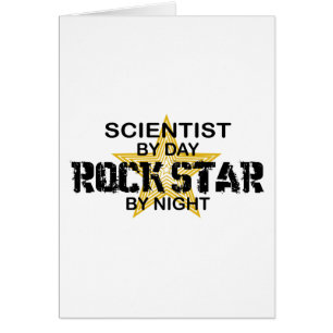 Vedette du rock de scientifique par nuit