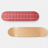 vedettes festives skateboard rouge (Horz)