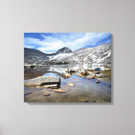 Vee Lake - Sierra Canvas Afdruk (Voorkant)