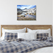 Vee Lake - Sierra Canvas Afdruk (Insitu (Slaapkamer))