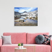 Vee Lake - Sierra Canvas Afdruk (Insitu (Woonkamer))